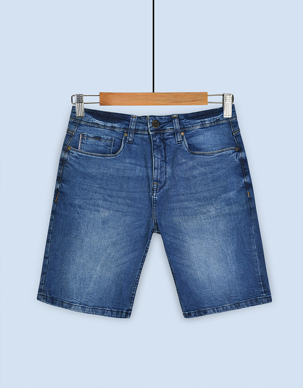 Men's Nefza Vintage Denim Jeans Shorts - Blue