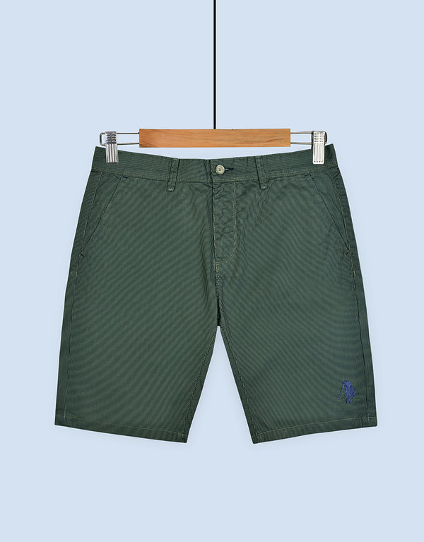 Men's P-Club Mini Rigby Cotton Shorts - Green