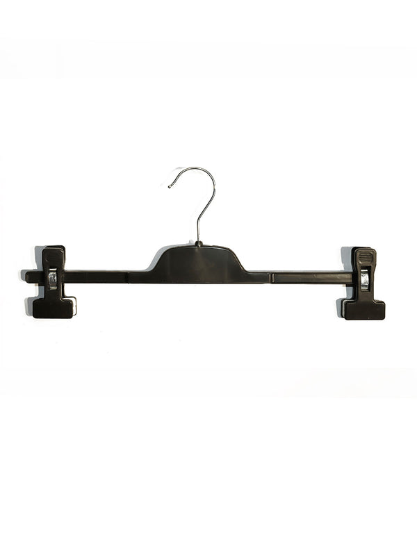 Solid Plastic & Durable Adjustable Clipper Hanger (Pmk)-Black
