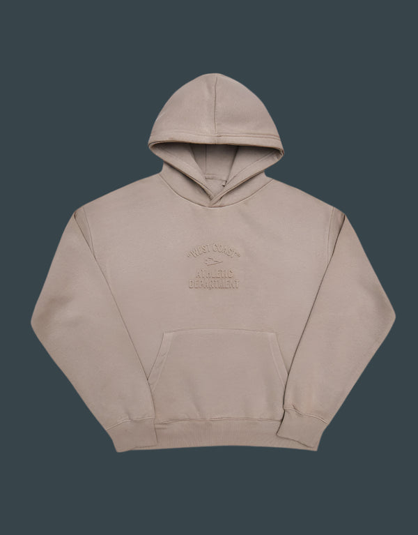 Men's Fleece Pullover Hoodie- Steel Grey