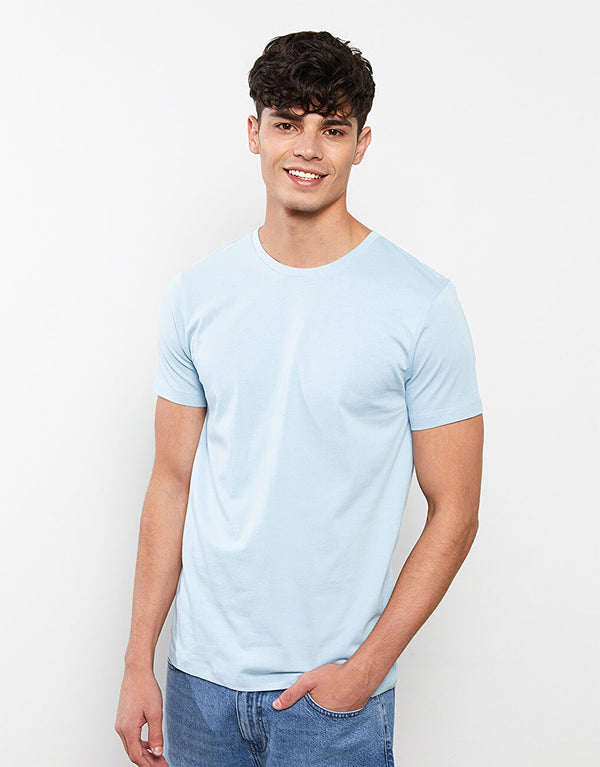 Men's Plain T-Shirt - Sky Blue