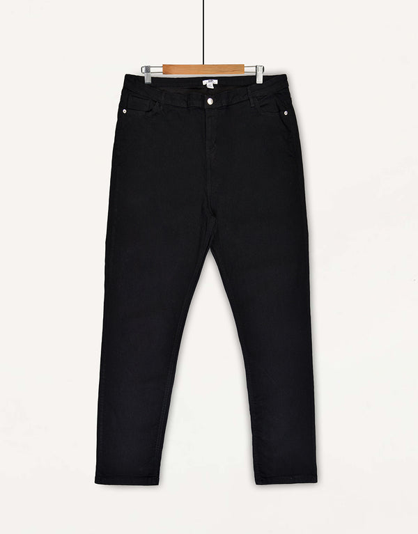 Ladies Denim Jeans-Black