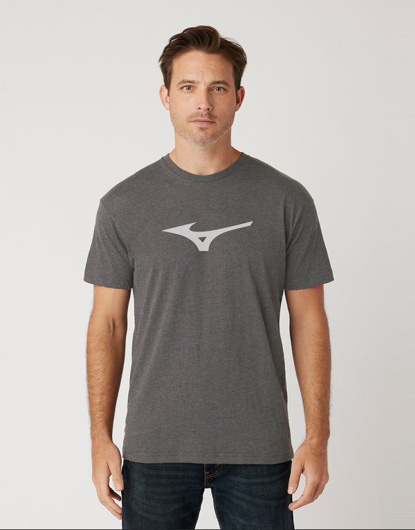 Men's Printed T-shirt Charcoal Med Printed