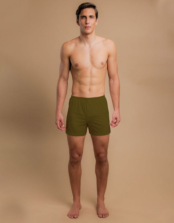 M-17 Men's Essential Boxer Shorts-Olive