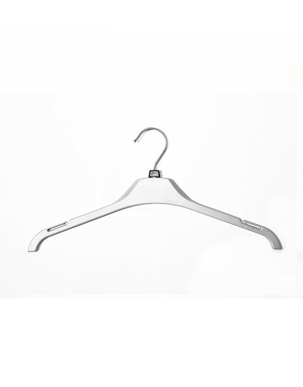 Solid Plastic & Durable Hanger For Coats/ Clothes Stcm30Sl-Mat Mtl-Ts-30-Grey