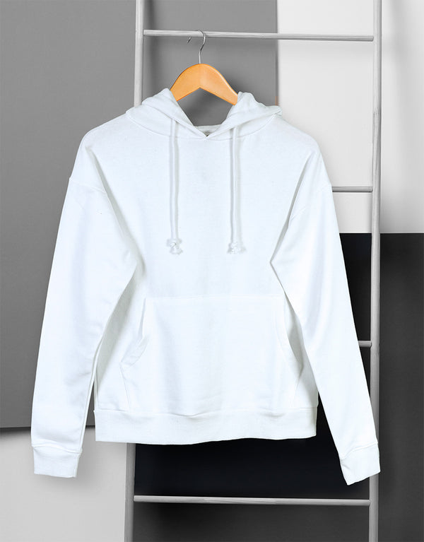 SLP Unisex Basic Pullover Hoodie-White
