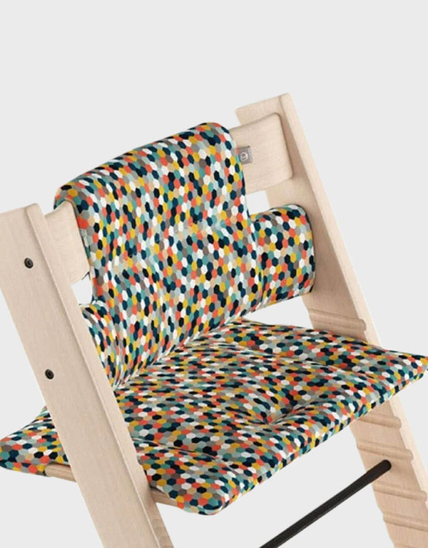 Kid's Multicolored honeycomb pattern Stokke Tripp Trapp Classic Cushion