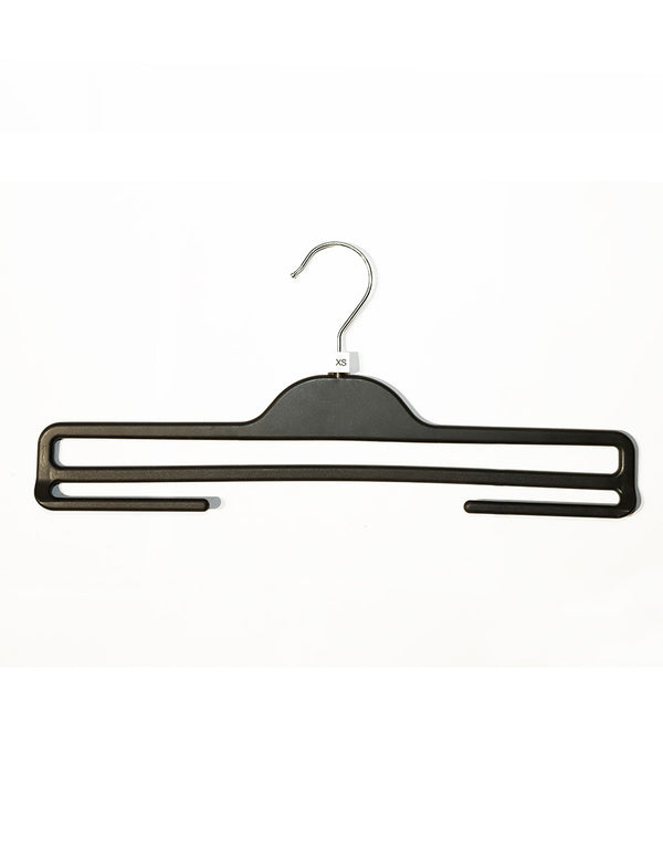 Solid Plastic & Durable Hanger For Coats/ Clothes Multiple Purpose Glcb719-B (Asd)-Black