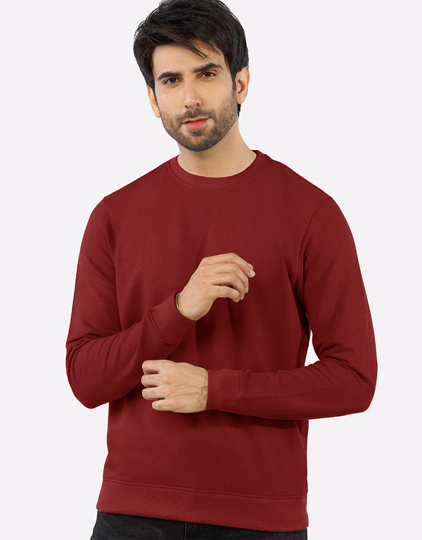 Men's Pull & Bear Sweatshirt- Maron