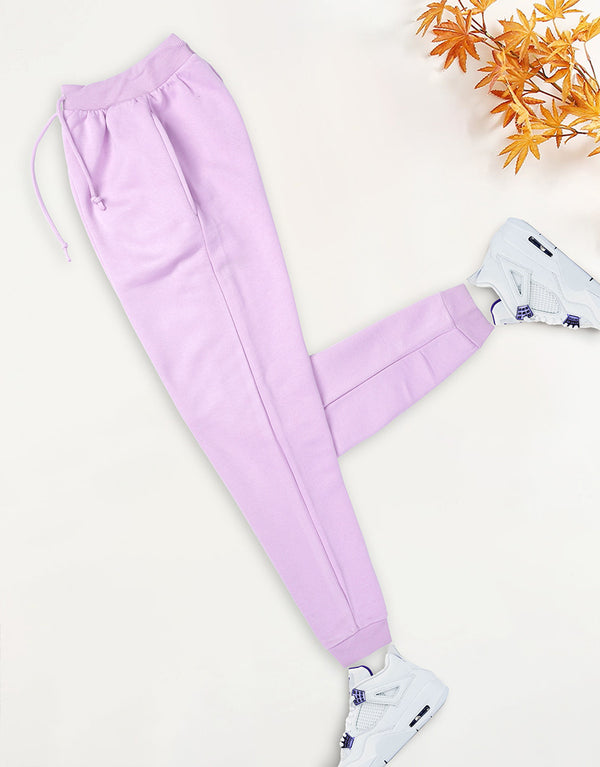 Ladie's Classy Fleece Trouser- Purple