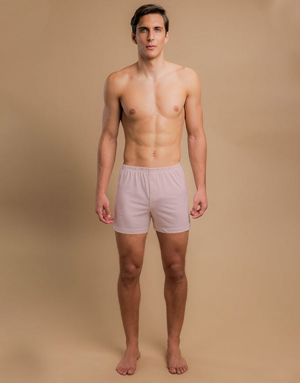 M-17 Men's Essential Boxer Shorts-Light Pink
