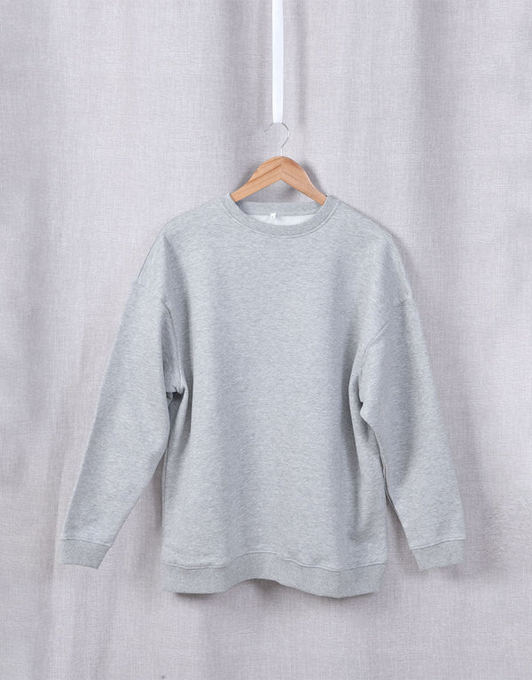 Men's Crew Neck Fleece Long Sleeve Sweatshirt