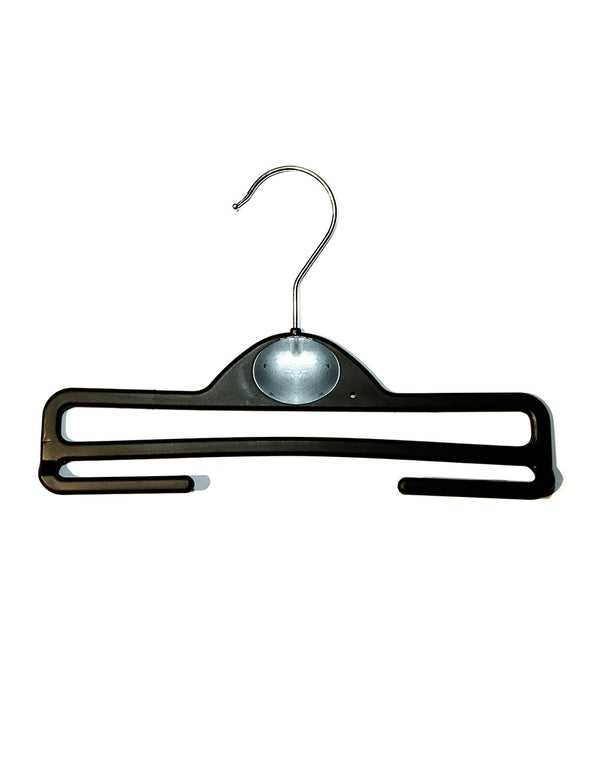 Solid Plastic Durable Hanger For Coats/ Clothes Multiple Purpose Tu Wth34-Black