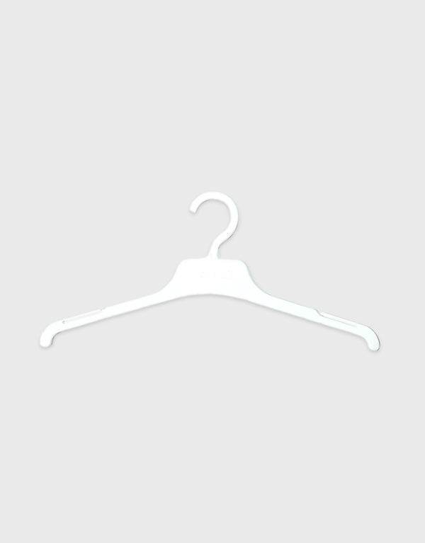 Solid Plastic Durable Hanger For Coats/ Clothes Lft-Ts 36-White