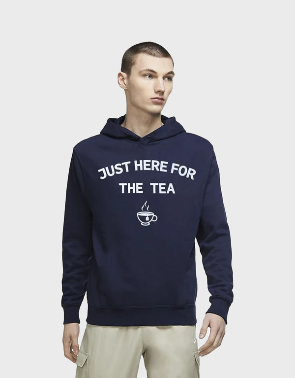 Men,s The Tea Printed Fleece Pullover Hoodie
