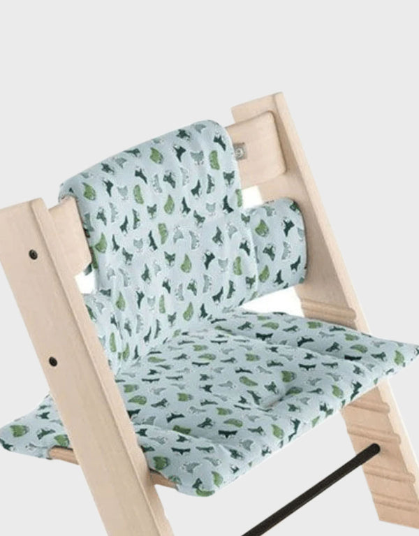 Kid's Blue Fox Printed Stokke Tripp Trapp Classic Cushion