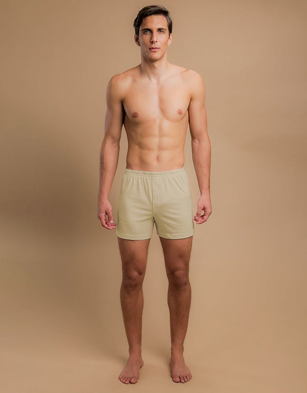 M-17 Men's Essential Boxer Shorts - Stone