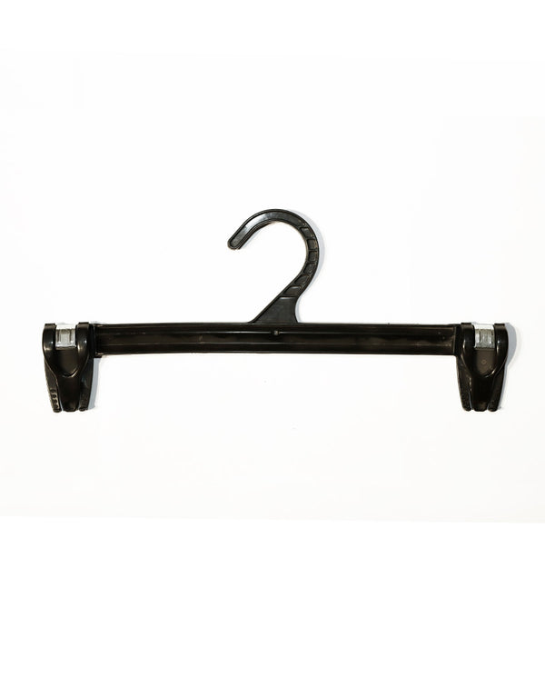Solid Plastic With Durable Adjustable Clipper Hanger Fl310Bl Bottom-Black