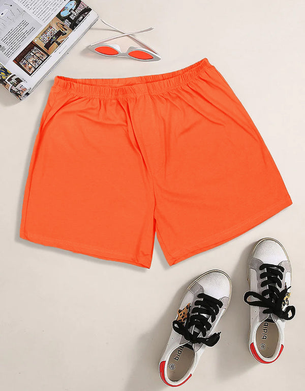 Men's Essential Boxer Shorts-Orange