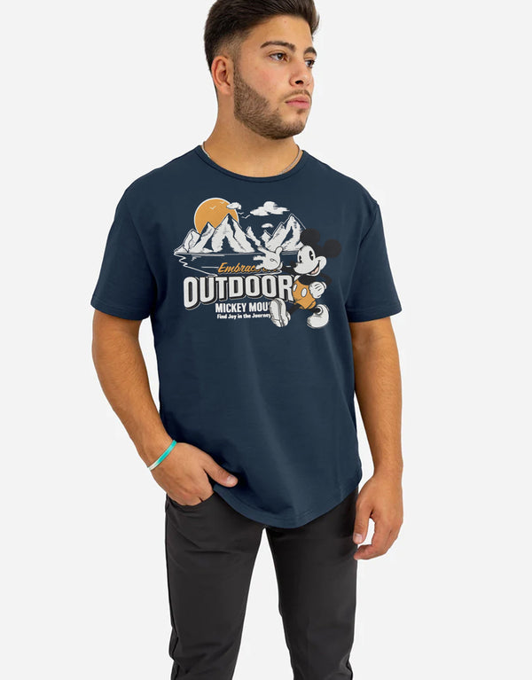 Men Single Jersey Genovevo T-Shirt-Indigo