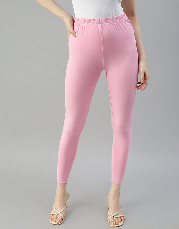 Ladies  Single Jersey Slimfit Legging - PINK