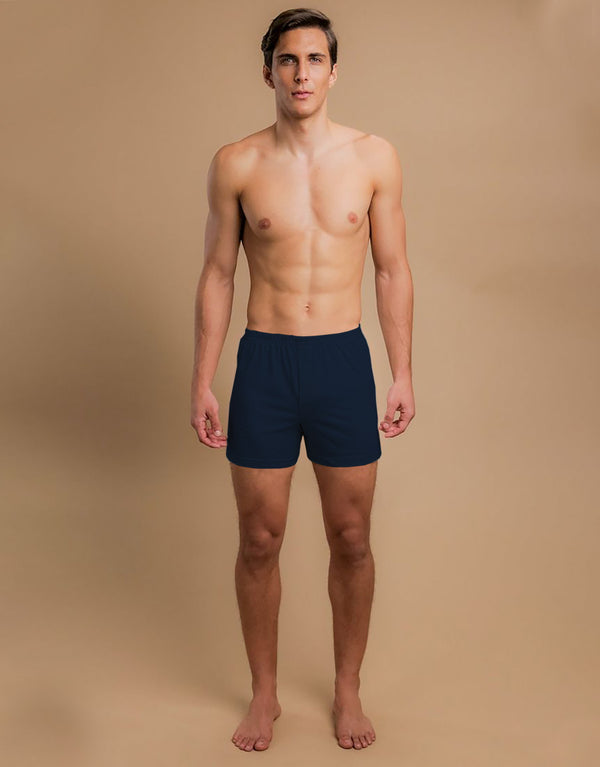 M-17 Men's Essential Boxer Shorts-Navy