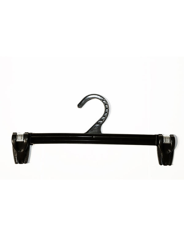 Solid Plastic With Durable Adjustable Clipper Hanger Fl310 Fox Lock Bottom-Black