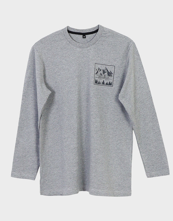 Men's Mountain Exploration T-Shirt-Grey