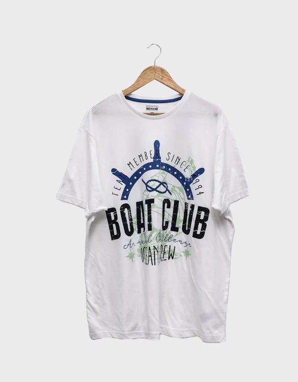 Boat Club Ocean Crew For Big & Tall Men T Shirt