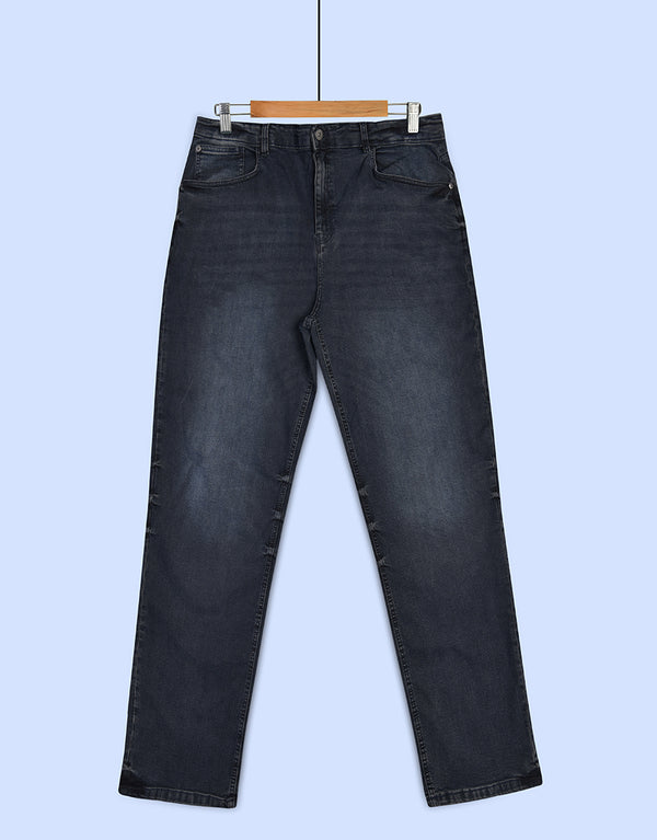 Ladies Denim Jeans-Black Wash