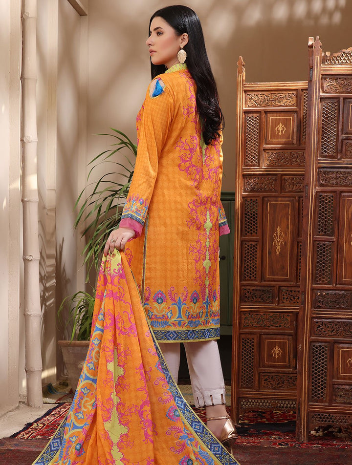 2 Piece Unstitched Lawn Suit RKL-1377 Khas Lawn 22 - Volume 9 (Sawera) FASUNSLAD 