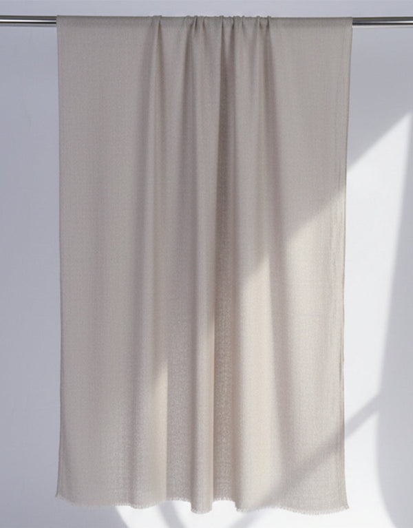 Wool Shawl-Light Grey