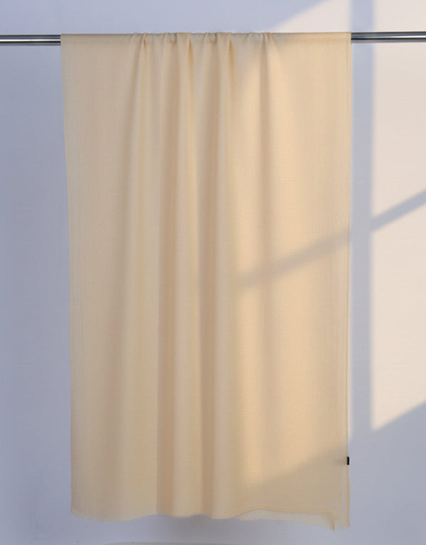 Wool Shawl-Cream