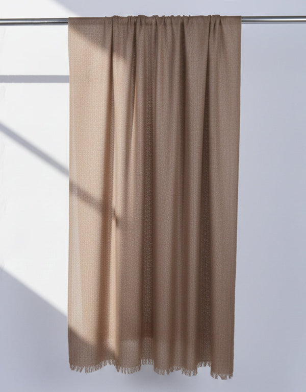 Wool Shawl-Brown