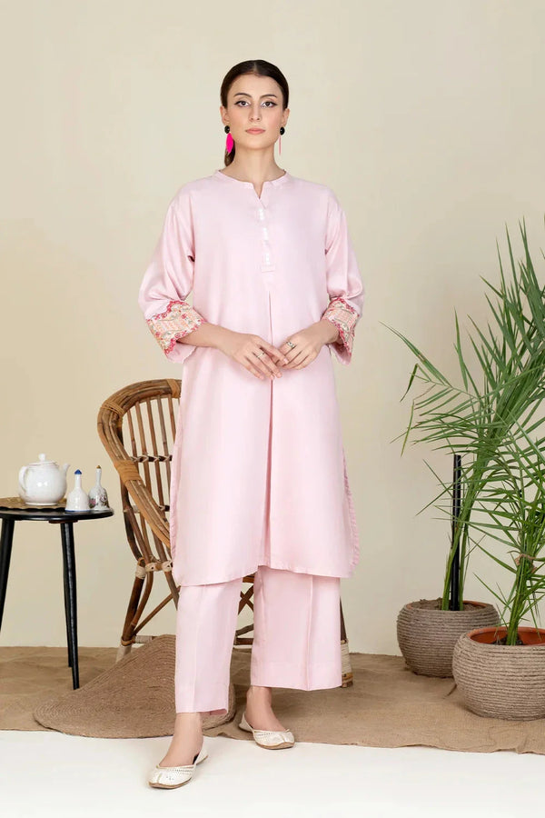 2PC Stitched Cambric Shirt and Trouser KST-25011 Printed KHAS STORES 