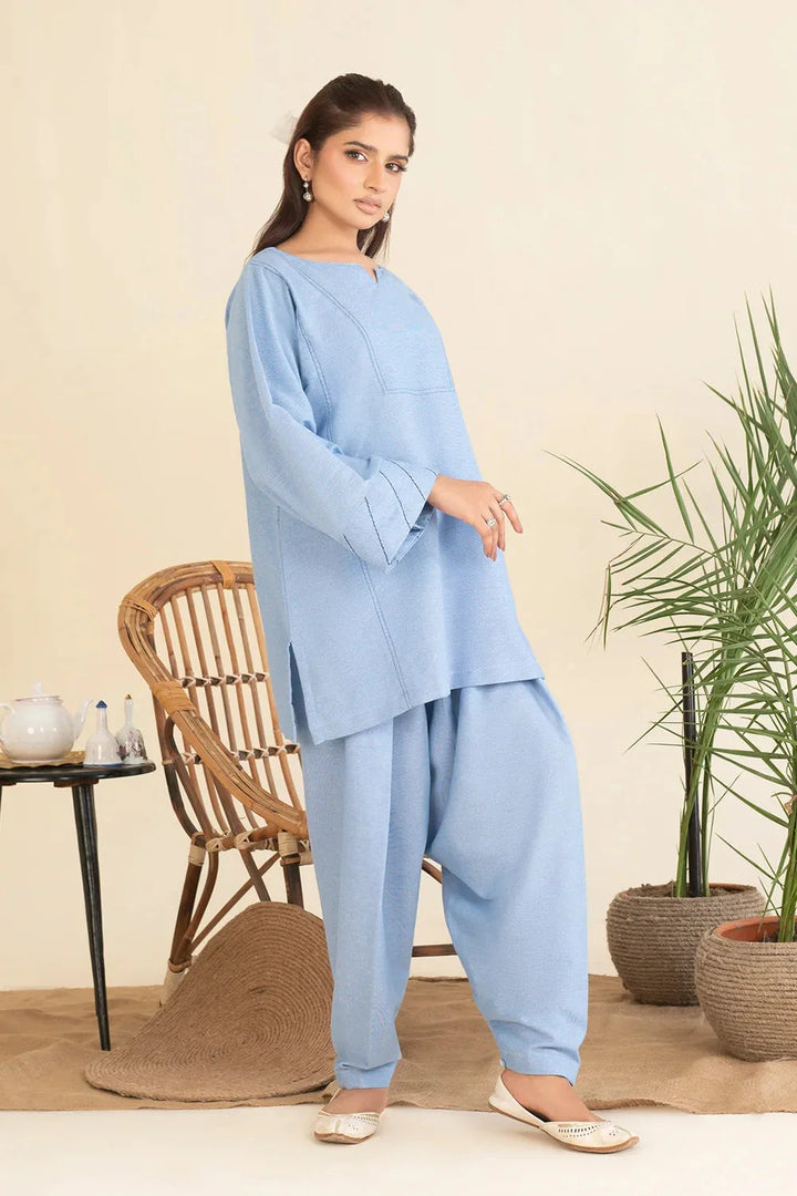 2PC Stitched Cambric Shirt and Trouser KST-25013 Printed KHAS STORES 