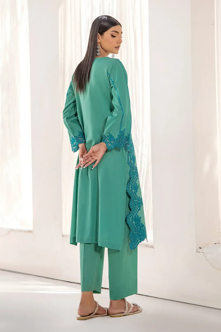 2PC Stitched Embroidered Lawn Shirt and Trouser KSTE-2699 Embroidered KHAS STORES 