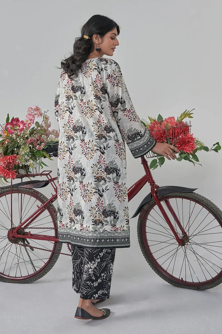 2PC Stitched Printed Lawn Shirt and Trouser RKTW-3035 Printed KHAS STORES 