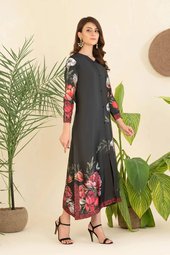 2PC Stitched Printed Silk Shirt and Trouser RTW-KSTL-211 Printed KHAS STORES 