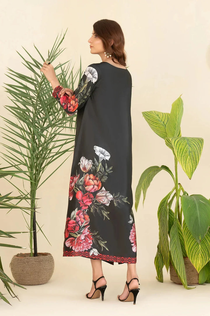 2PC Stitched Printed Silk Shirt and Trouser RTW-KSTL-211 Printed KHAS STORES 