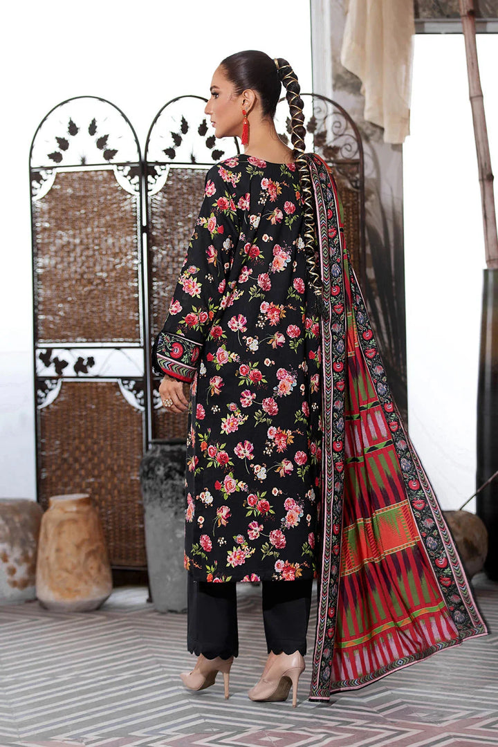 2PC Unstitched Printed Lawn Shirt and Dupatta KSD-2660 Printed KHAS STORES 