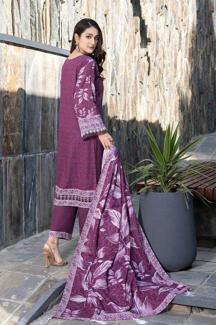 3PC Embroidered Unstitched Khaddar Suit KKHE-3583 Embroidered KHAS STORES 