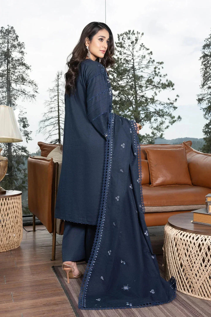 3PC Embroidered Unstitched Khaddar Suit KKHE-3629 Embroidered KHAS STORES 