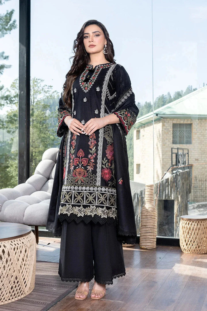 3PC Embroidered Unstitched Khaddar Suit KKHE-3632 Embroidered KHAS STORES 