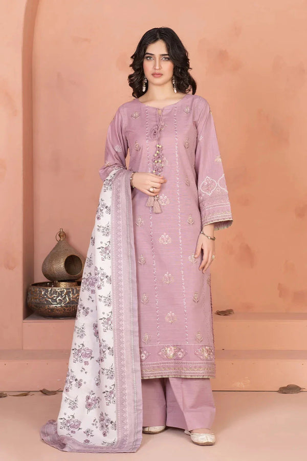 3PC Embroidered Unstitched Khaddar Suit KKHE-3636 Embroidered KHAS STORES 