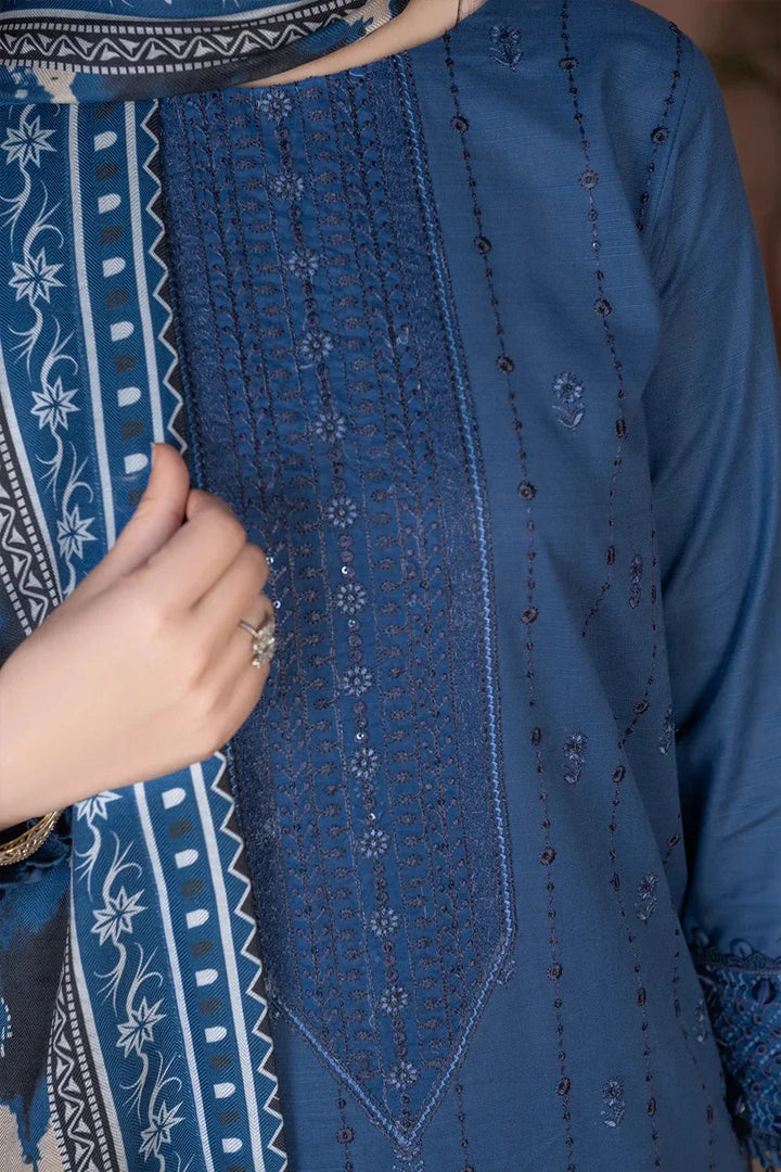 3PC Embroidered Unstitched Khaddar Suit KKHE-3637 Embroidered KHAS STORES 