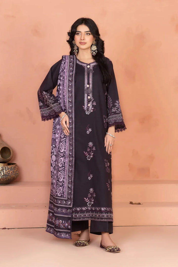 3PC Embroidered Unstitched Khaddar Suit KKHE-3638 Embroidered KHAS STORES 