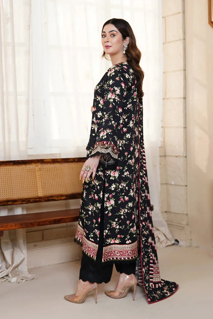 3PC Embroidered Unstitched Kotail Linen Suit KKTE-3605 Embroidered KHAS STORES 