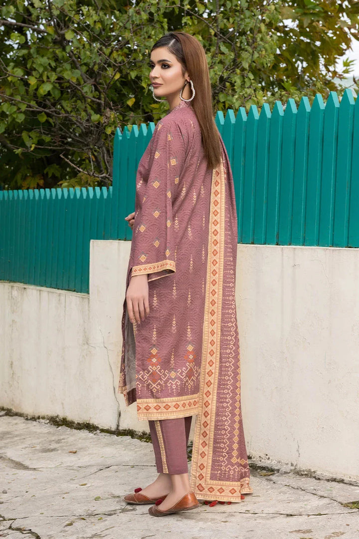 3PC Printed Unstitched Khaddar Suit KKH-3554 Printed KHAS STORES 