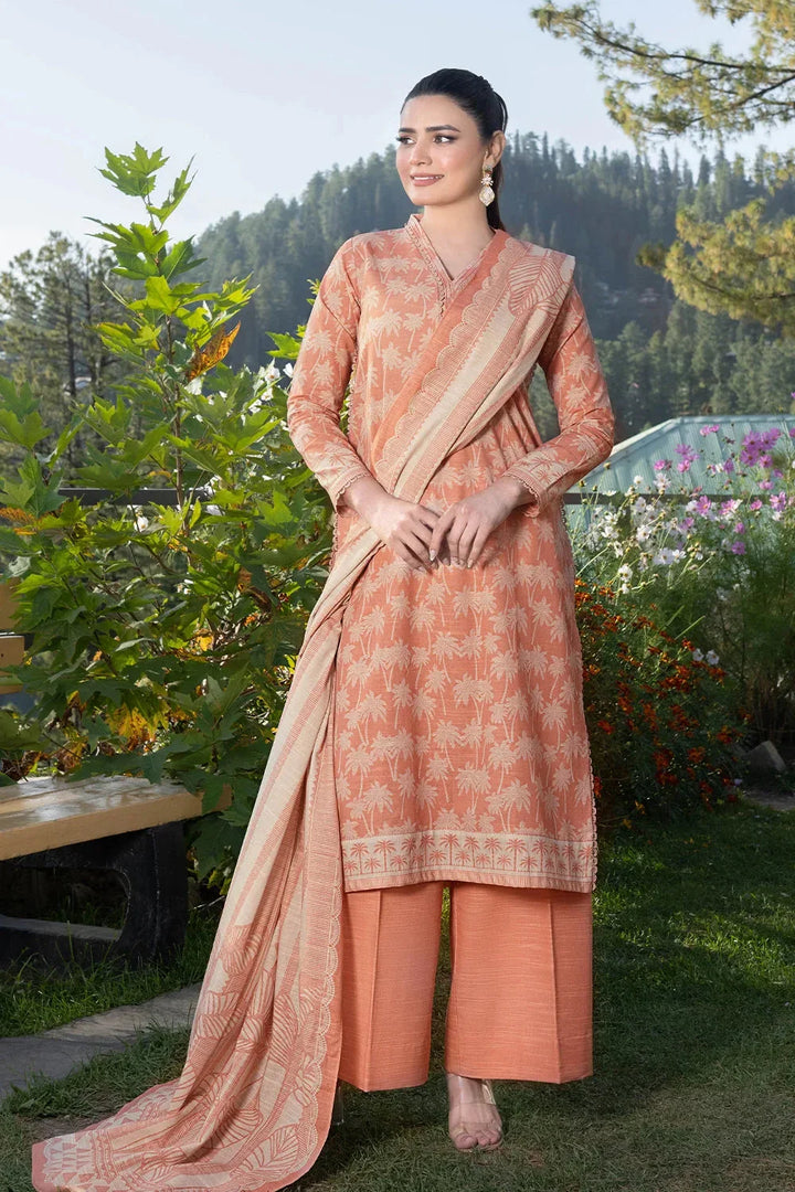 3PC Printed Unstitched Khaddar Suit KKH-3559 Printed KHAS STORES 